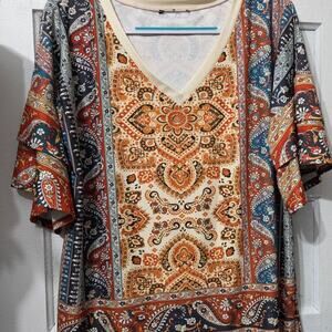 Firmiana Vintage woman's shirt Allen's shirt no size please see measurements